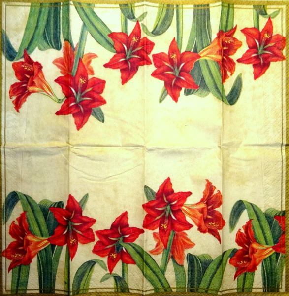 038 Lilies - 4-ply - Ihr - Handkerchief